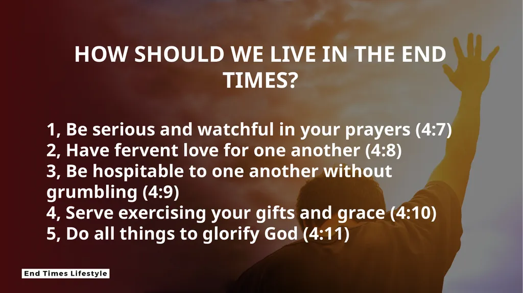 HOW SHOULD WE LIVE, KNOWING WE ARE IN THE END - slide 18 of 18