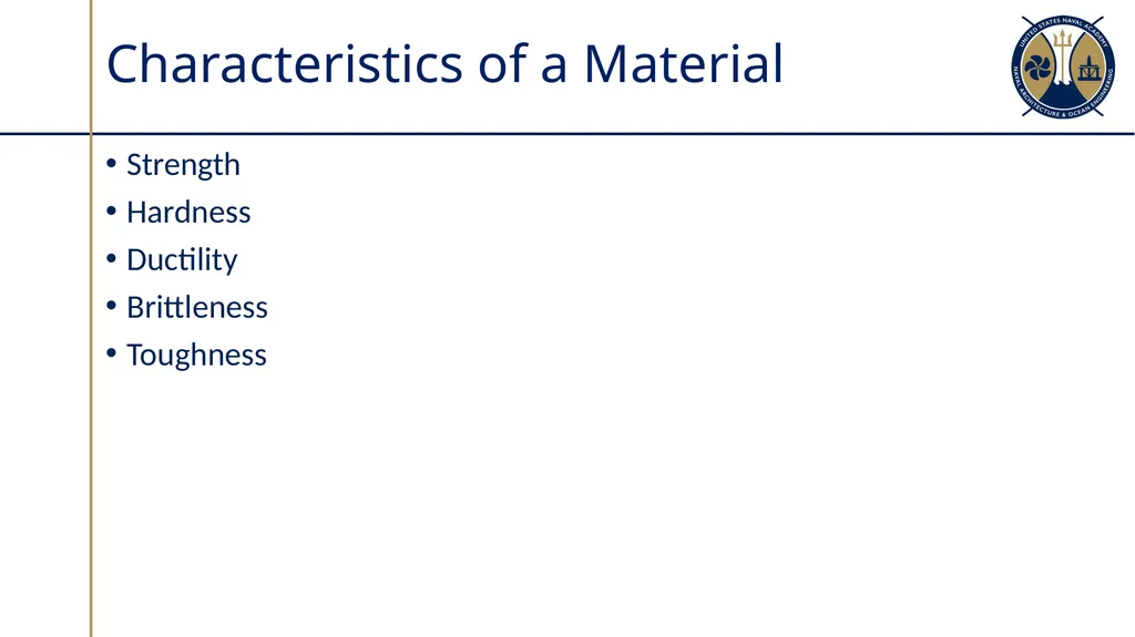 Material Properties and Non-Destructive Testing - slide 2 of 40