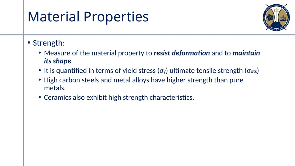 Material Properties and Non-Destructive Testing - slide 3 of 40
