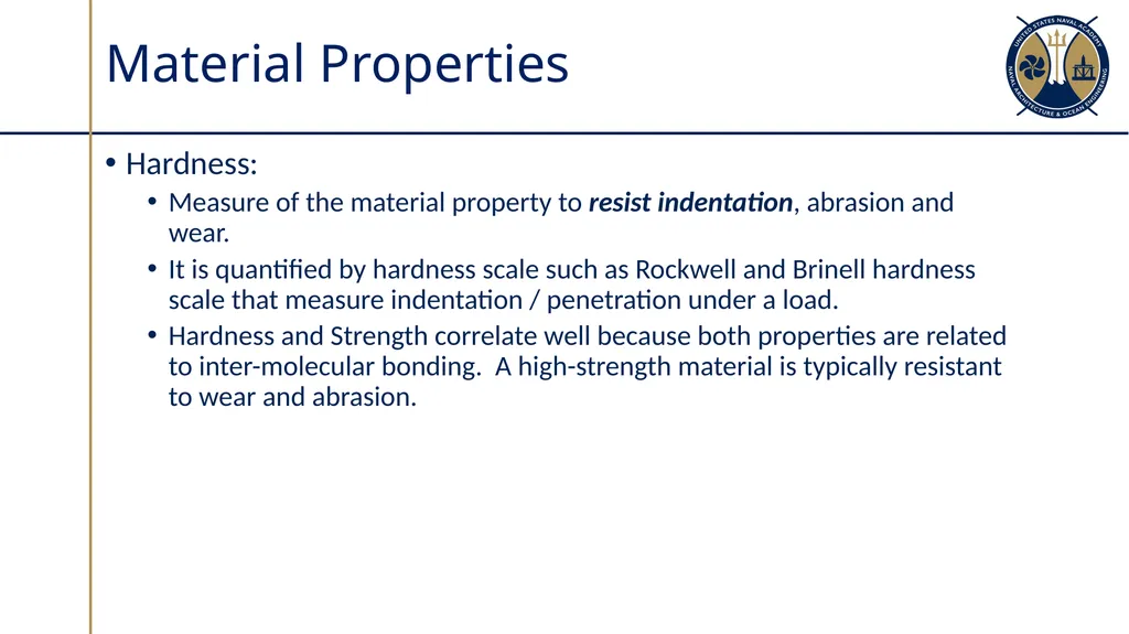 Material Properties and Non-Destructive Testing - slide 4 of 40