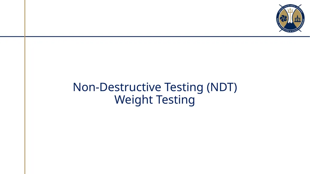 Material Properties and Non-Destructive Testing - slide 36 of 40