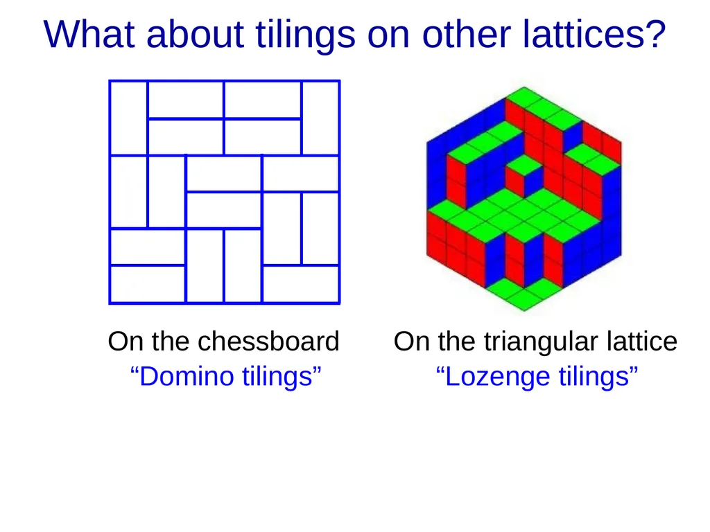 Domino Tilings of the Chessboard Dana Randall - slide 37 of 62