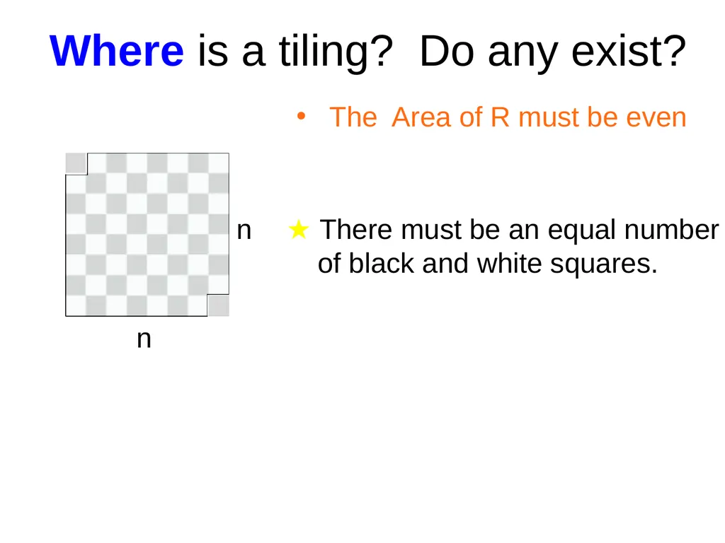 Domino Tilings of the Chessboard Dana Randall - slide 14 of 62
