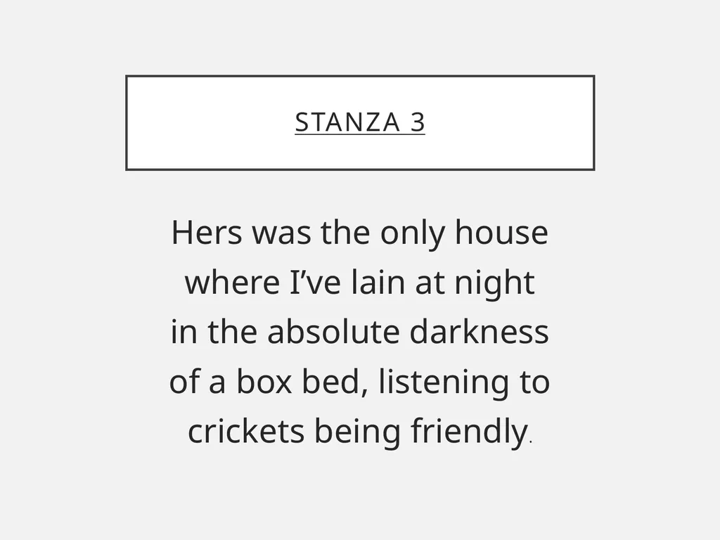 Aunt Julia Norman MacCaig In your groups What do - slide 19 of 52