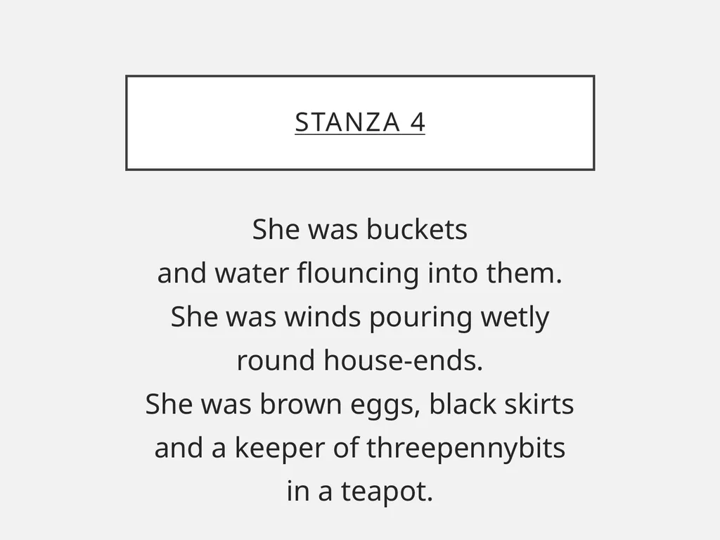 Aunt Julia Norman MacCaig In your groups What do - slide 24 of 52