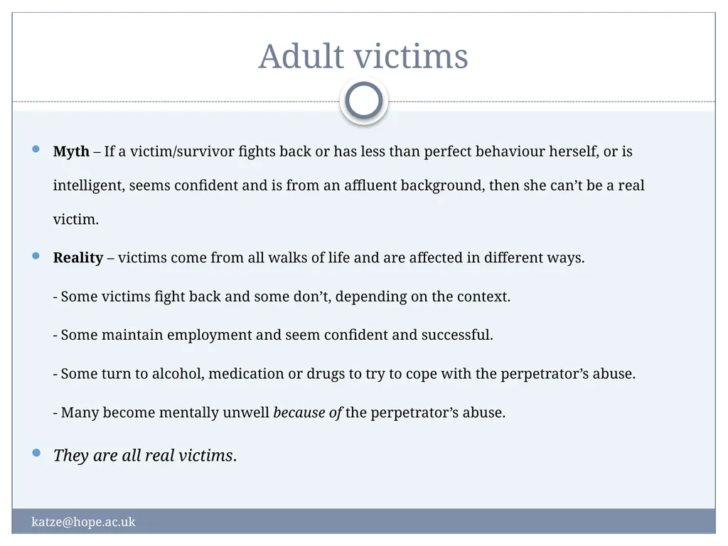 Post-Separation Coercive Control: Impacts on - slide 9 of 34