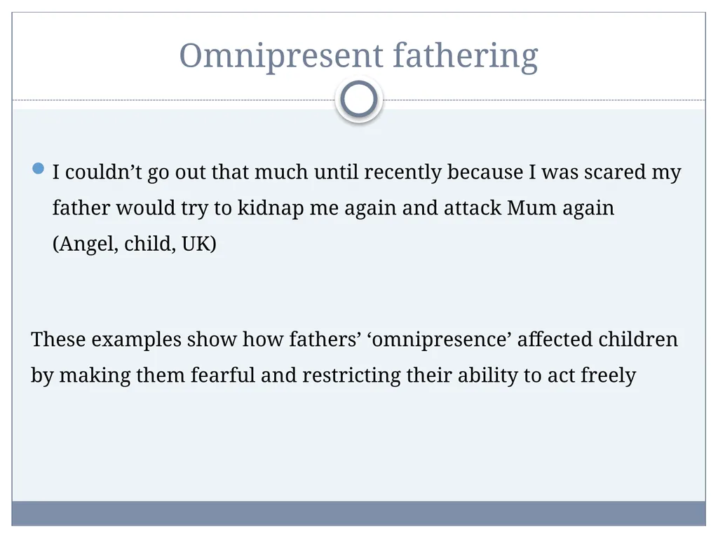 Post-Separation Coercive Control: Impacts on - slide 25 of 34
