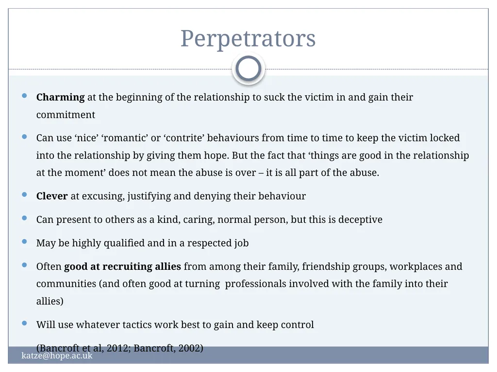 Post-Separation Coercive Control: Impacts on - slide 7 of 34