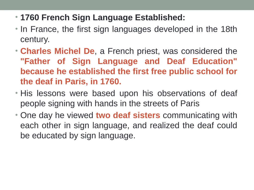 Communication And Sign Language Communication is a - slide 18 of 31