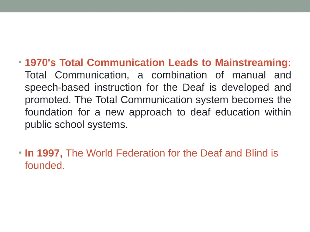 Communication And Sign Language Communication is a - slide 23 of 31