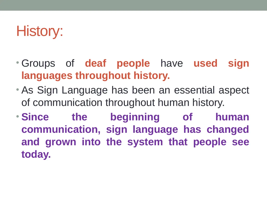 Communication And Sign Language Communication is a - slide 14 of 31