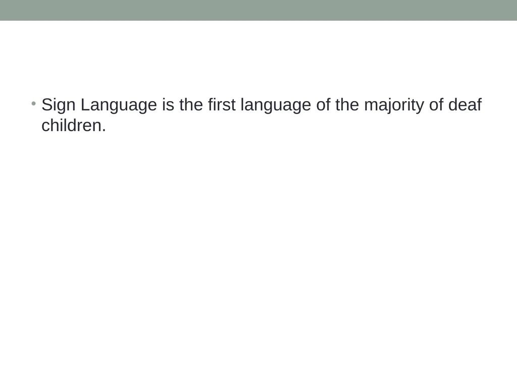 Communication And Sign Language Communication is a - slide 26 of 31