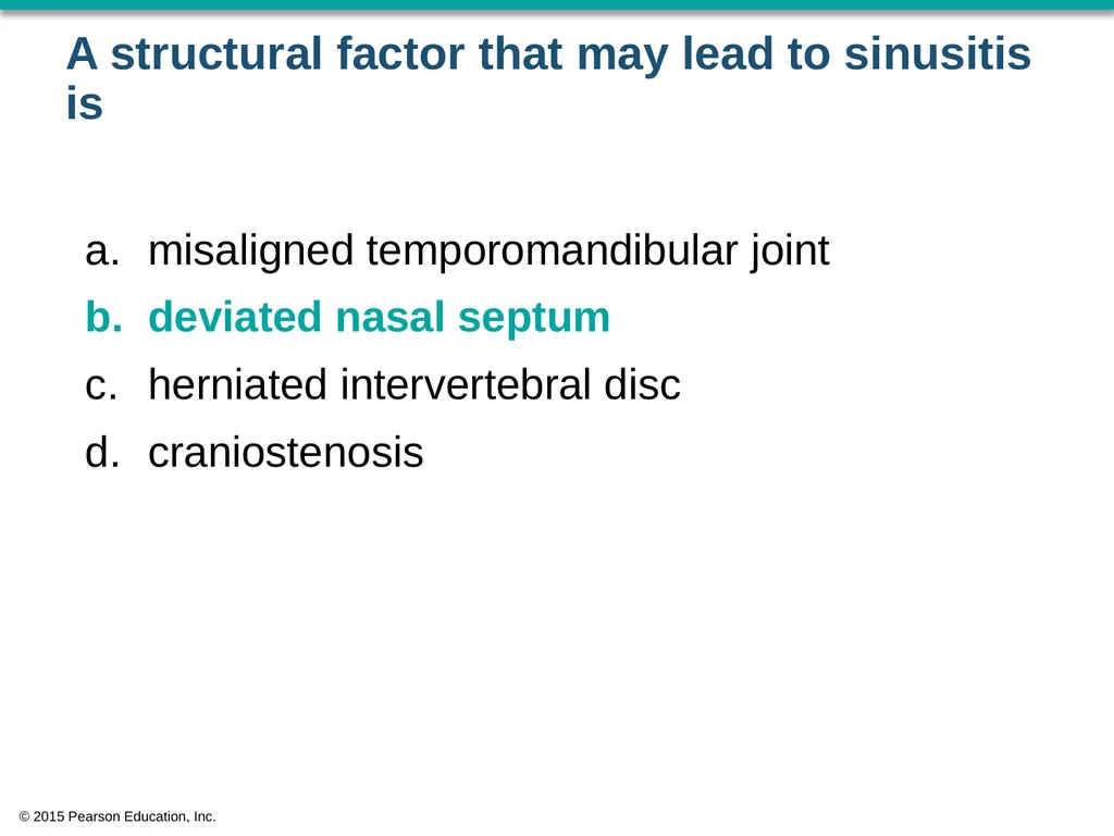 © 2015 Pearson Education, Inc. In which bone is - slide 25 of 53