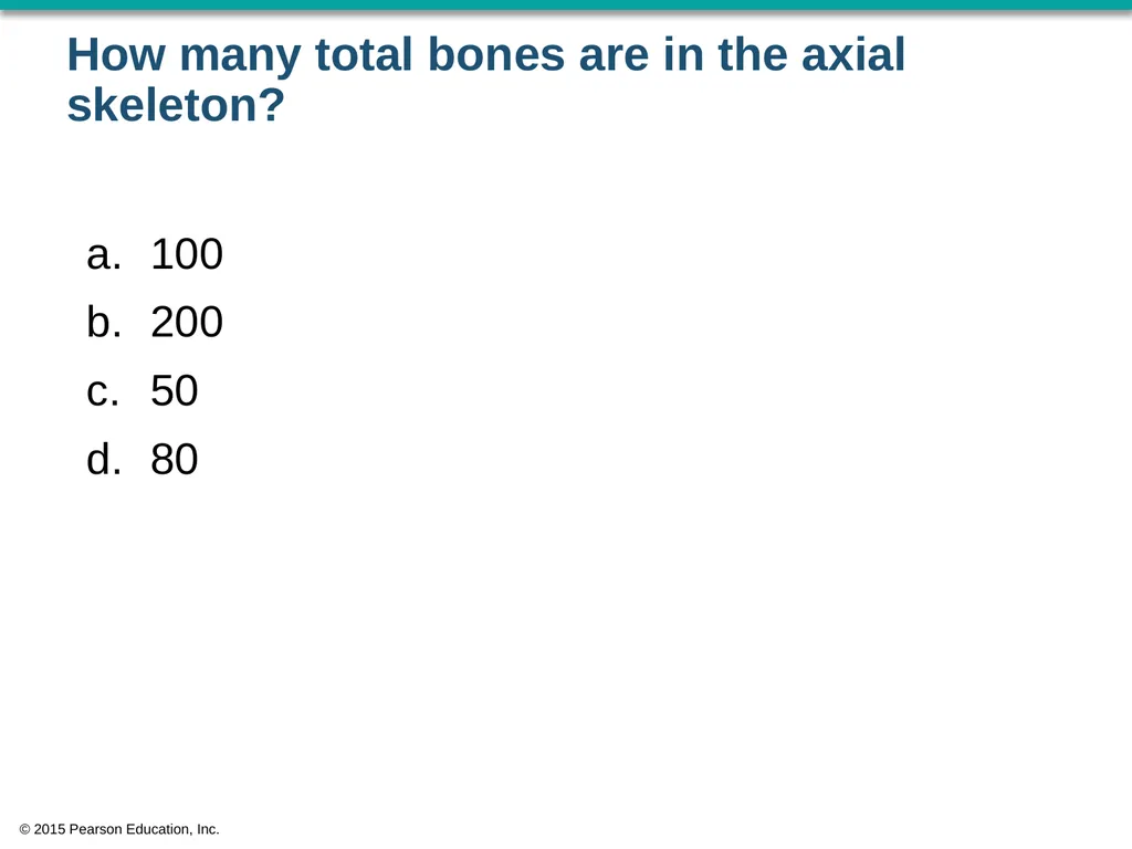 © 2015 Pearson Education, Inc. In which bone is - slide 42 of 53
