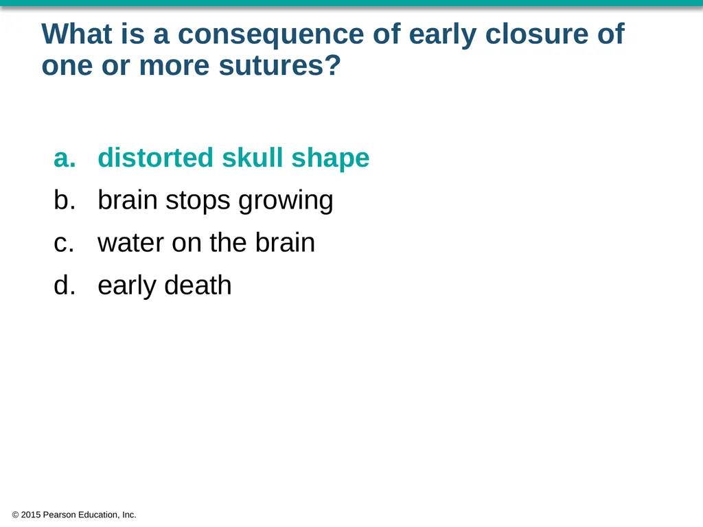 © 2015 Pearson Education, Inc. In which bone is - slide 47 of 53