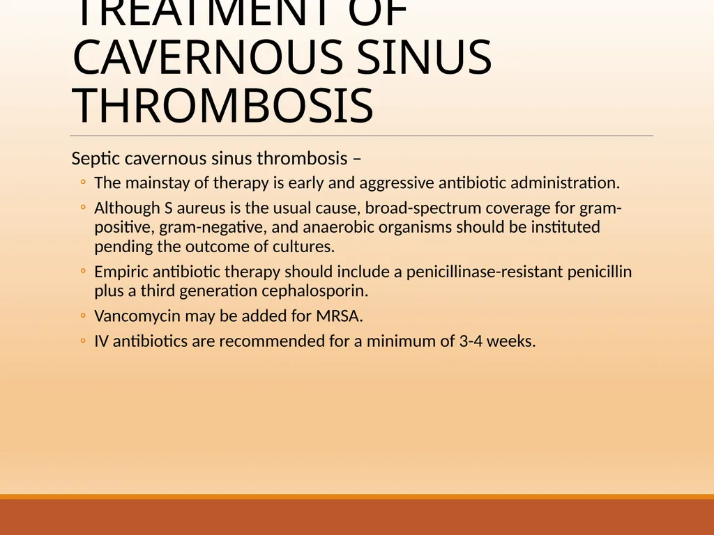 CAVERNOUS SINUS THROMBOSIS Cavernous Sinus Anatomy - slide 18 of 29