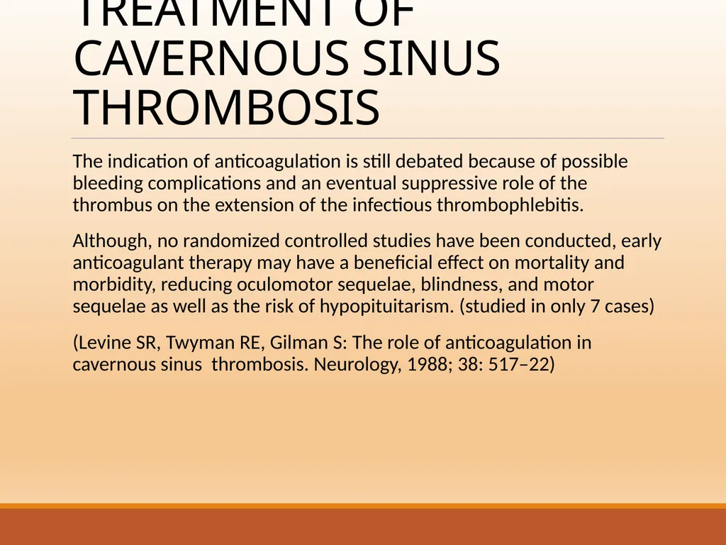 CAVERNOUS SINUS THROMBOSIS Cavernous Sinus Anatomy - slide 19 of 29