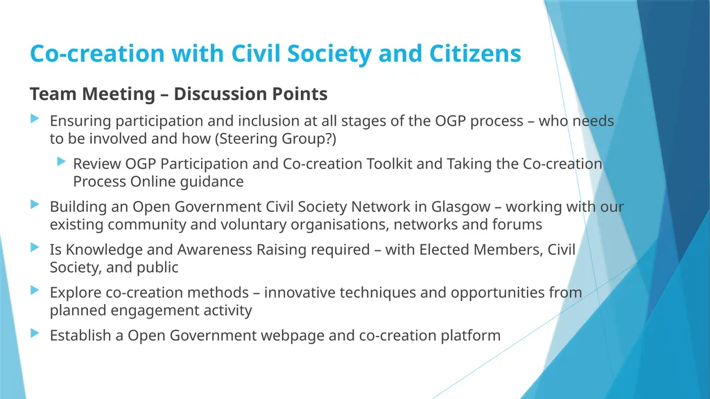 Open Government Partnership: Local Programme - slide 10 of 11