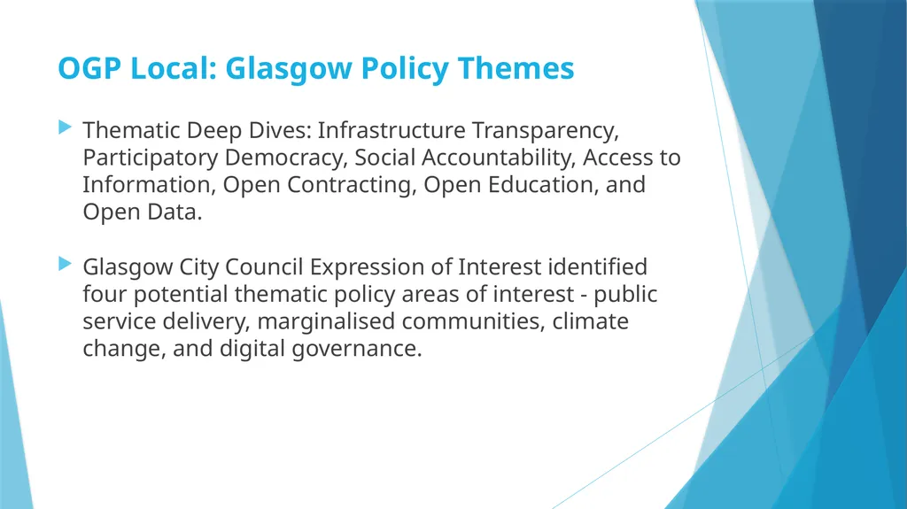 Open Government Partnership: Local Programme - slide 4 of 11