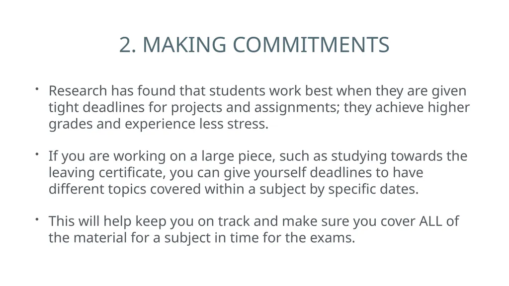 WHAT WE WILL COVER Introduction to Time Management - slide 16 of 29