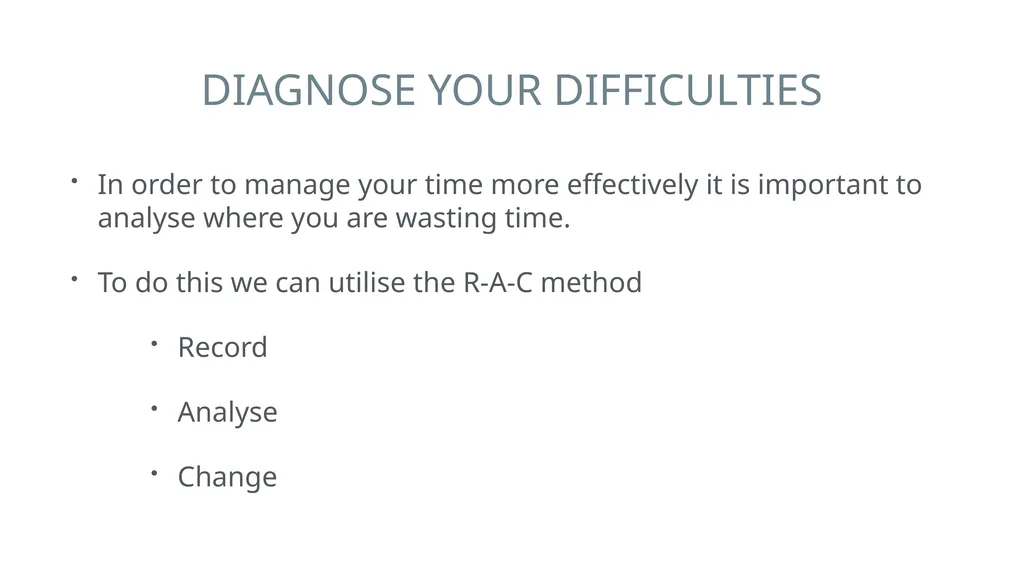 WHAT WE WILL COVER Introduction to Time Management - slide 7 of 29