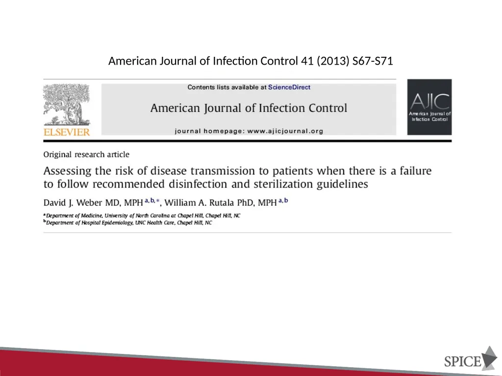 Principles of Disinfection and Sterilization in - slide 40 of 45