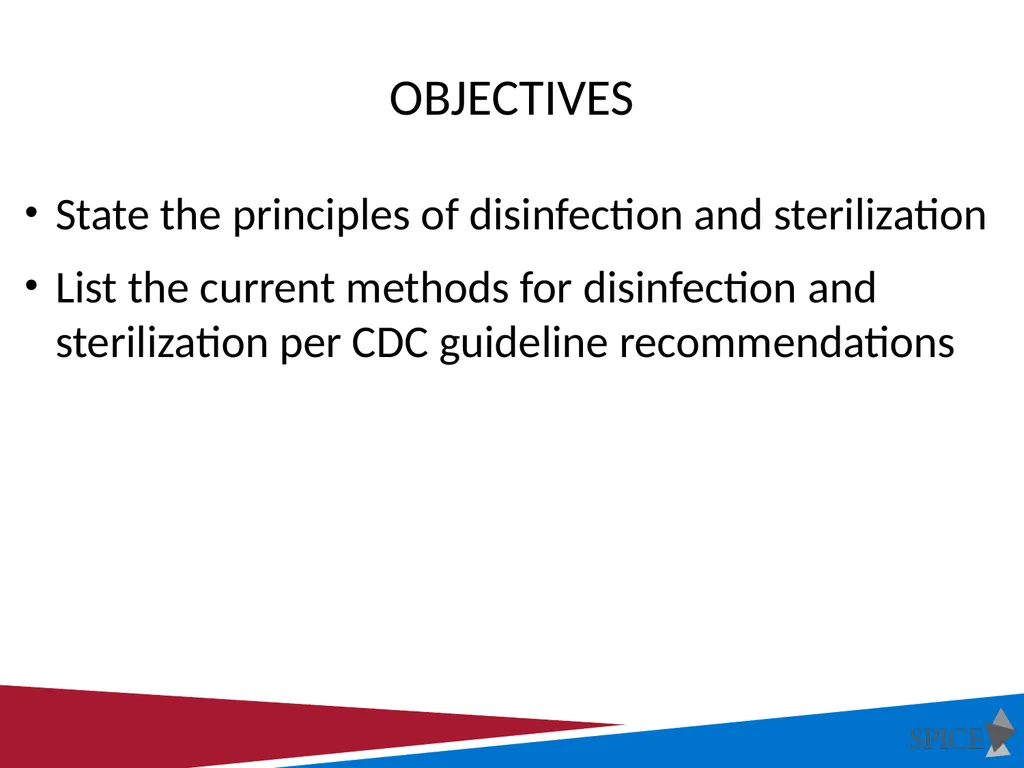 Principles of Disinfection and Sterilization in - slide 2 of 45