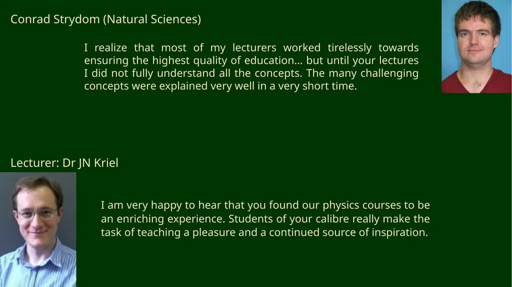 First-year Achievement Awards - slide 33 of 40