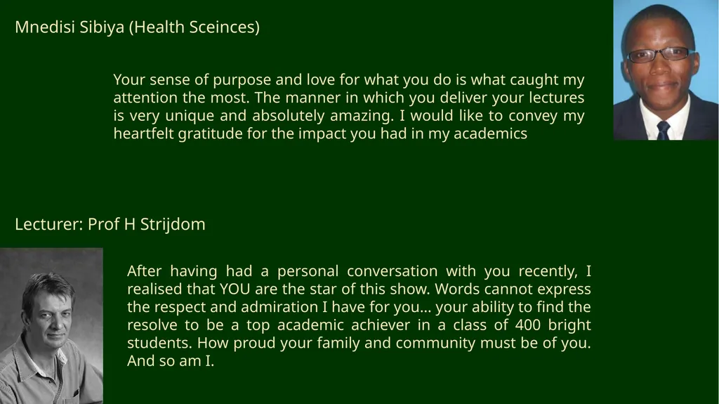 First-year Achievement Awards - slide 28 of 40
