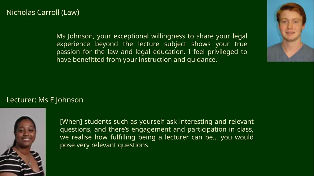 First-year Achievement Awards - slide 8 of 40