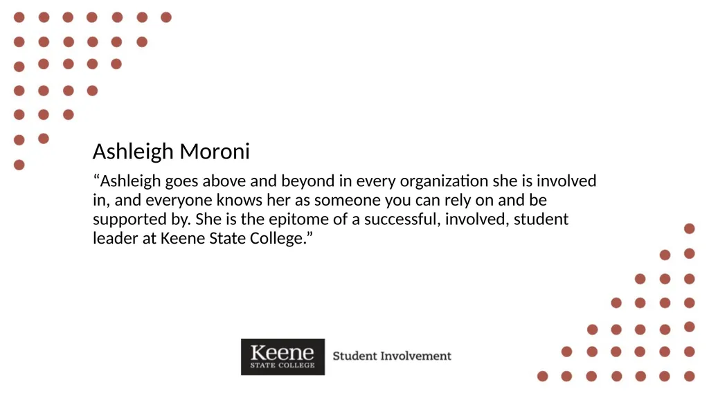 Hannah Bennett “Hannah leads by shining example, - slide 5 of 36
