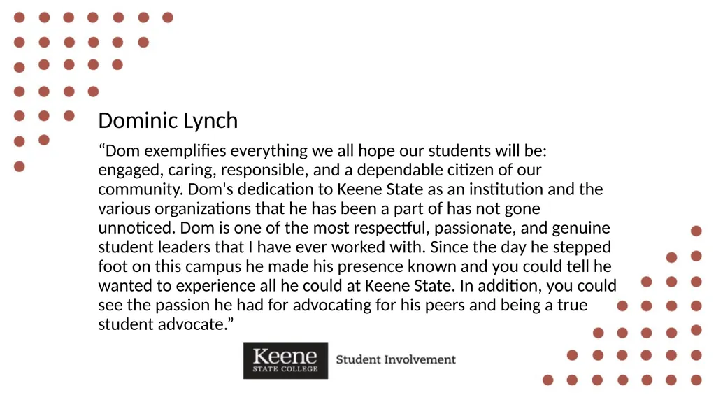 Hannah Bennett “Hannah leads by shining example, - slide 36 of 36