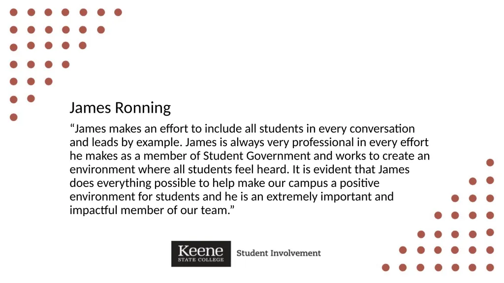 Hannah Bennett “Hannah leads by shining example, - slide 33 of 36
