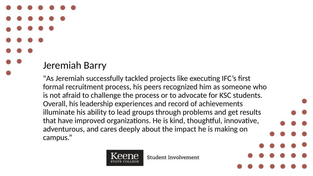 Hannah Bennett “Hannah leads by shining example, - slide 29 of 36