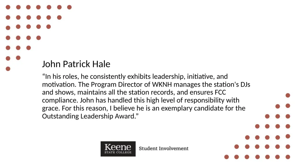 Hannah Bennett “Hannah leads by shining example, - slide 4 of 36