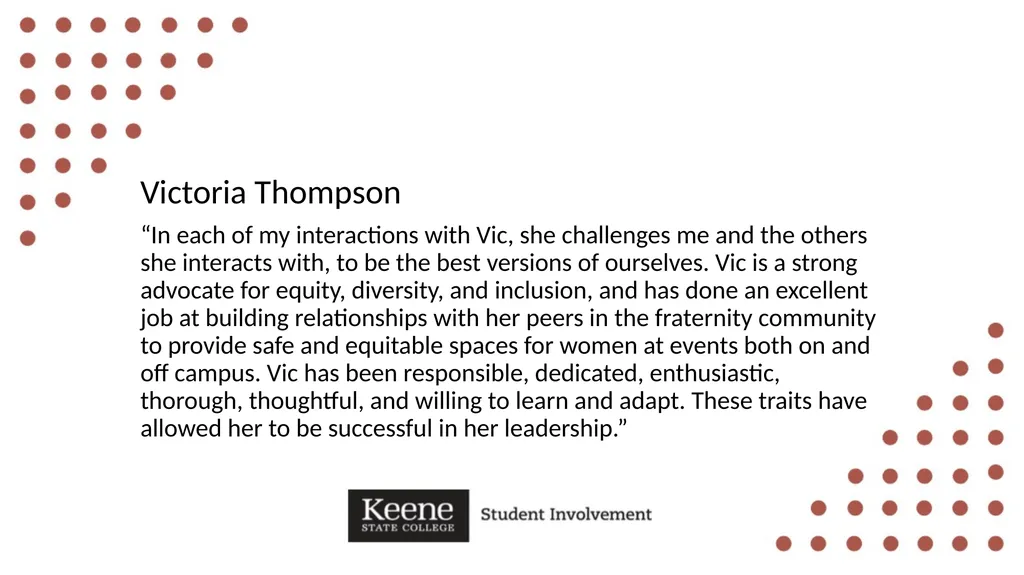 Hannah Bennett “Hannah leads by shining example, - slide 6 of 36