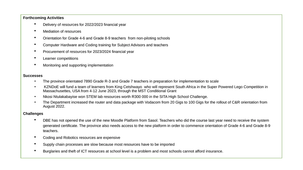 1 THE 2020 MATRIC INTERVENTION PROGRAMME RECOVERY - slide 20 of 65