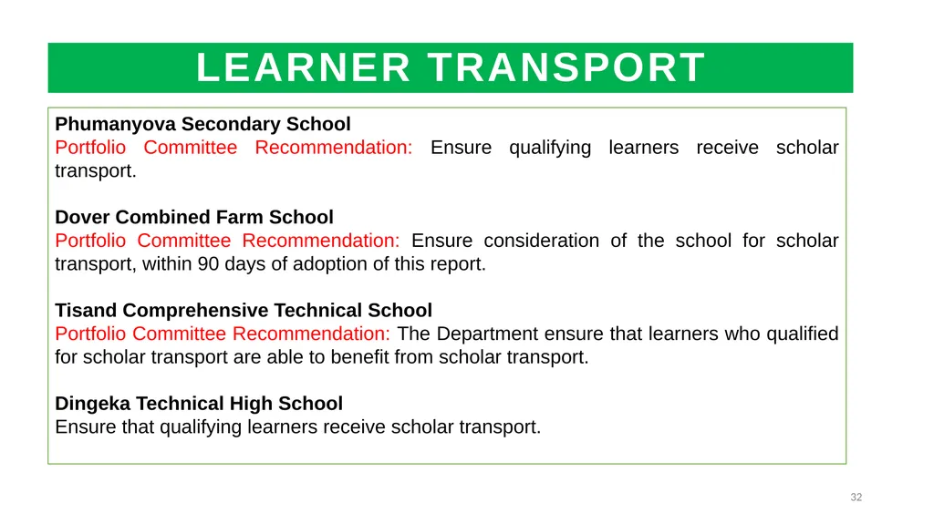 1 THE 2020 MATRIC INTERVENTION PROGRAMME RECOVERY - slide 32 of 65
