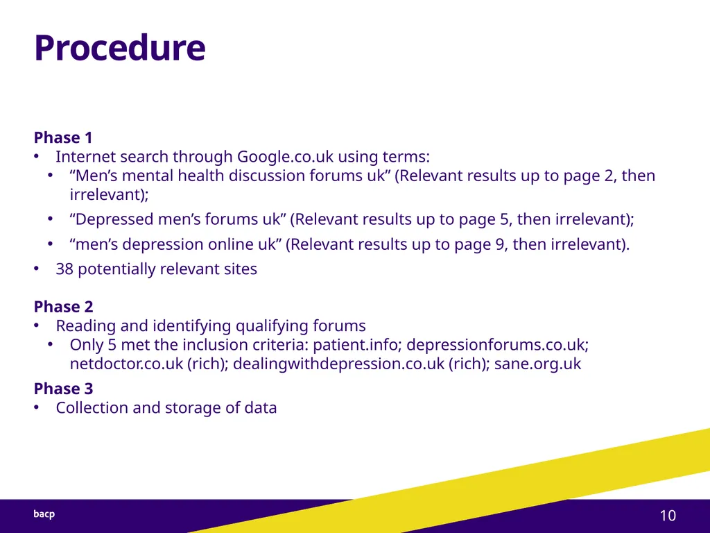 The value of qualitative research online: Men’s - slide 10 of 18