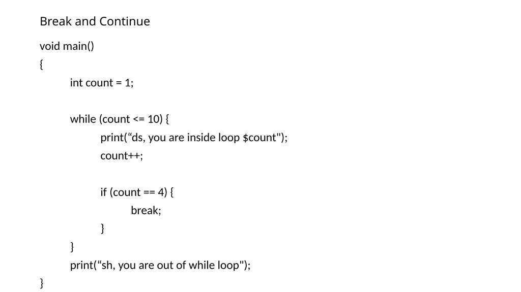 Dart & Flutter App Development DART PROGRAMMING - slide 49 of 57