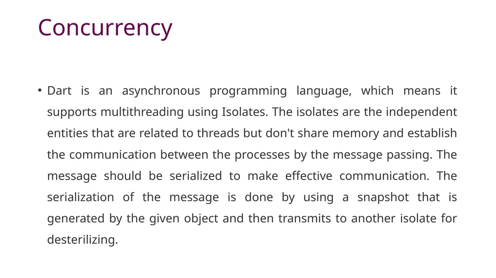 Dart & Flutter App Development DART PROGRAMMING - slide 14 of 57