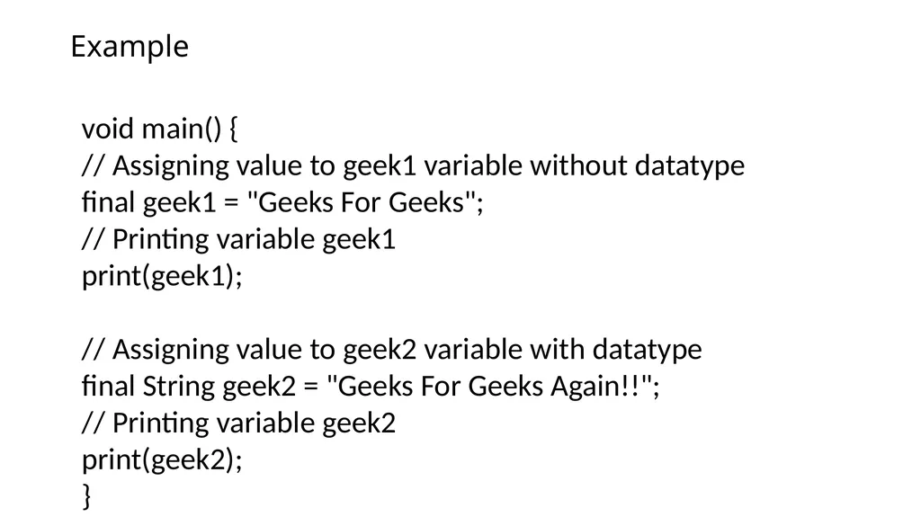 Dart & Flutter App Development DART PROGRAMMING - slide 33 of 57