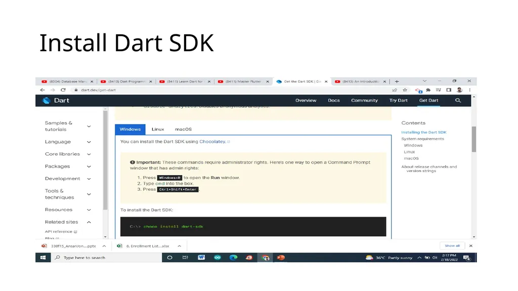 Dart & Flutter App Development DART PROGRAMMING - slide 5 of 57