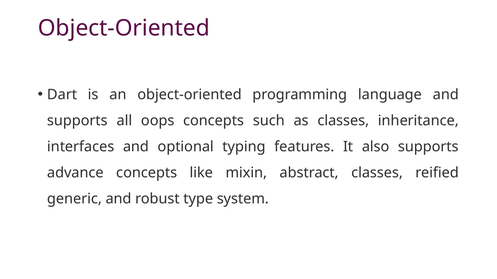 Dart & Flutter App Development DART PROGRAMMING - slide 19 of 57