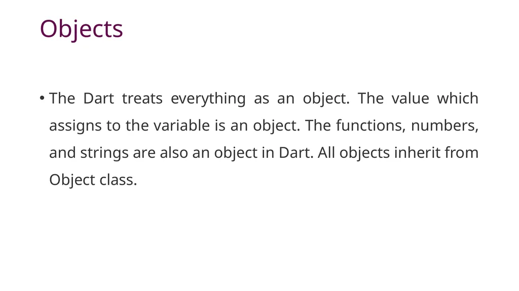Dart & Flutter App Development DART PROGRAMMING - slide 22 of 57