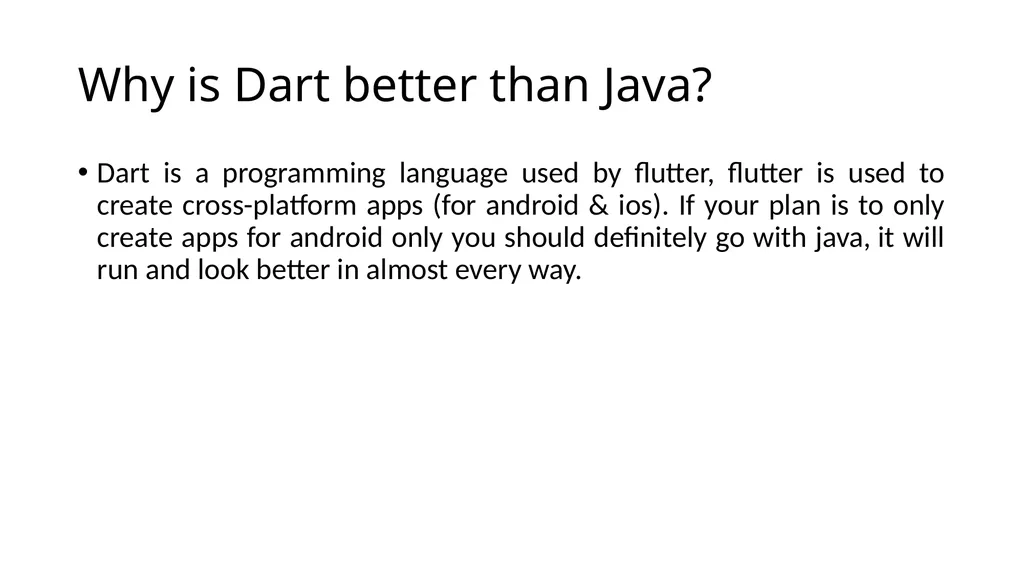 Dart & Flutter App Development DART PROGRAMMING - slide 9 of 57