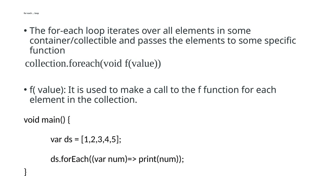 Dart & Flutter App Development DART PROGRAMMING - slide 48 of 57