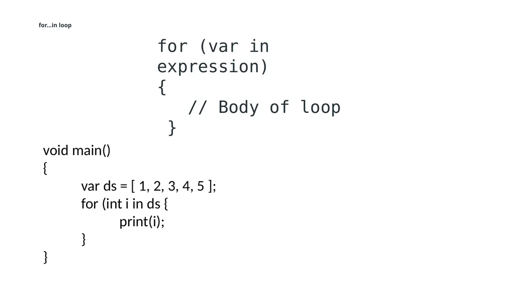 Dart & Flutter App Development DART PROGRAMMING - slide 47 of 57