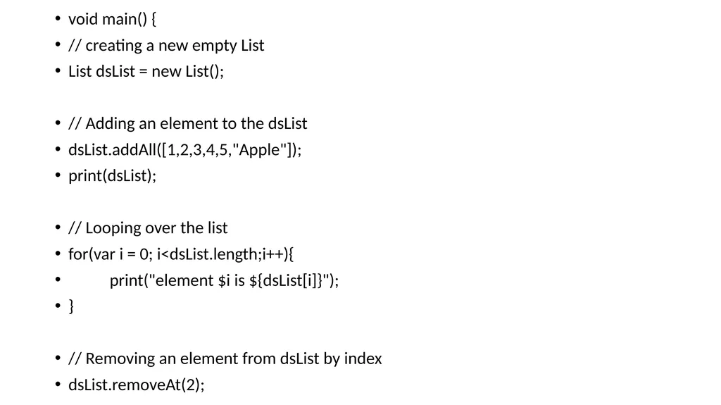 Dart & Flutter App Development DART PROGRAMMING - slide 52 of 57
