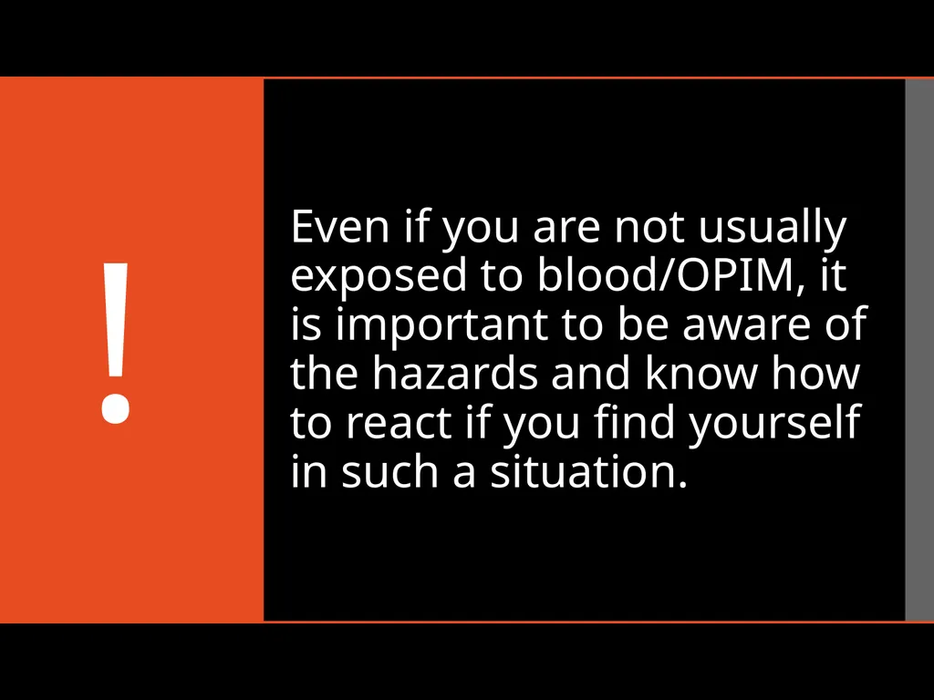 Bloodborne Pathogens Training Please view this - slide 5 of 20
